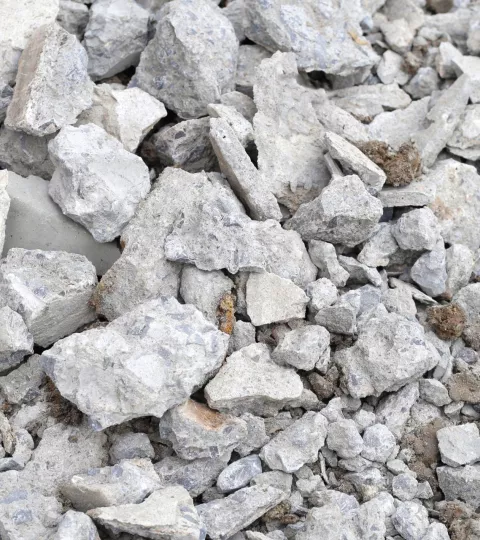 Gamme de matériaux recyclés